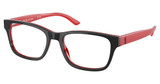 Ralph Lauren Children Eyeglasses PP8534 SHINY BLACK ON RED/1503