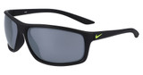 Nike Eyeglasses NIKE ADRENALINE EV1112 MT BLACK/VOLT/GREY W/ SILV/007
