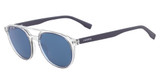 Lacoste Eyeglasses L881S CRYSTAL/NAVY/424