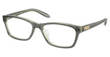 Ralph Eyeglasses RA7039 MILKY GREEN ON MILKY LIG/6074