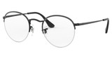 Ray-Ban Rx Eyeglasses RX3947V ROUND GAZE BLACK/2509