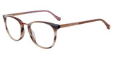 Lucky Brand Eyeglasses D217 Pink Horn