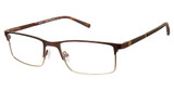 Cruz Eyeglasses Aviles St Brown/BROWN
