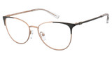 Armani Exchange Eyeglasses AX1034 MATTE ROSE GOLD AND BLAC/6106
