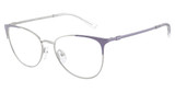 Armani Exchange Eyeglasses AX1034 SHINY METALLIC VIOLET/6128