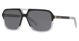 DOLCE & GABBANA Eyeglasses DG4354 TOP BLACK ON CRYSTAL/501/81