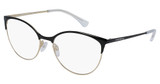 Emporio Armani Eyeglasses EA1087 SHINY BLACK & PALE GOLD/3014