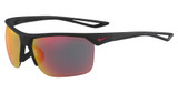 Nike Eyeglasses NIKE TRAINER M EV1013 (006) MATTE BLACK W/GREY ML RED/006