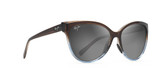 Maui Jim Eyeglasses Olu 'Olu 537 Trans Dark Chocolate w/Blue/-01F