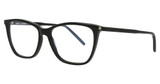 Saint Laurent Eyeglasses SL 259 BLACK-BLACK-TRANSPARENT/001