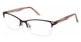 BCBG Max Azria Eyeglasses Milena CHESTNUT