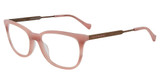 Lucky Brand Eyeglasses D221 Pink Horn