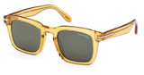 Tom Ford Eyeglasses FT0751 shiny yellow / green/39N