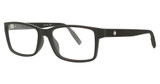Montblanc Eyeglasses MB0066O BLACK-BLACK-TRANSPARENT/001