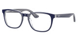 Ray-Ban Youth Eyeglasses RY1592 BLUE ON TRANSPARENT/3853