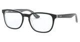 Ray-Ban Youth Eyeglasses RY1592 BLACK ON TRANSPARENT/3529