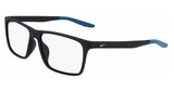 Nike Eyeglasses NIKE 7116 (011) MATTE BLACK/SPACE BLUE/011