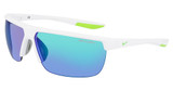 Nike Eyeglasses NIKE TEMPEST M CW4665 MATTE WHITE/GREY/GREEN/103