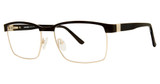 Stacy Adams Eyeglasses SA 1101 BLACK-GOLD