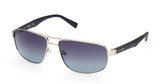 Harley-Davidson Eyeglasses HD0946X shiny light nickeltin / smoke polarized/10D