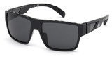 Adidas Sport Eyeglasses SP0006 shiny black / smoke/01A