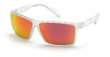 Adidas Sport Eyeglasses SP0010 crystal / brown mirror/26G