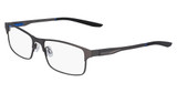 Nike Eyeglasses NIKE 8046 (071) BRUSHED GUNMETAL/BLACK/071