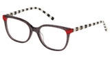 BETSEY JOHNSON Eyeglasses TOO COOL BLACK/BLK