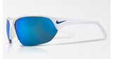 Nike Eyeglasses NIKE SKYLON ACE MI EV1125 WHITE/GREY W/BLUE MIRROR/104