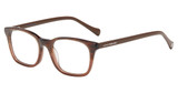Lucky Brand Eyeglasses D818 Dark Brown Horn