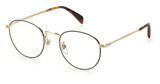 David Beckham Eyeglasses DB 1015 GOLD BLCK_/0RHL