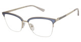Nicole Miller Eyeglasses Cannes TRANS DENIM/C02