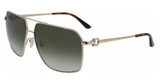 Ferragamo Eyeglasses SF238S SHINY YELLOW GOLD/756
