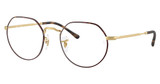 Ray-Ban Rx Eyeglasses RX6465 JACK MATTE HAVANA ON MATTE AR/3188