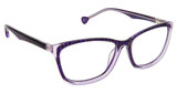 Classique Eyewear Eyeglasses OPTIMISTIC GRAPE CRYSTAL/C1
