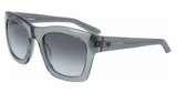 Dragon Eyeglasses DR WAVERLY LL GREY CRYSTAL/LL SMOKE GRADI/020