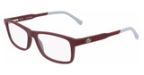 Lacoste Eyeglasses L2876 BURGUNDY MATTE/604