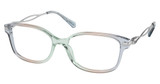 COACH Eyeglasses HC6172 GRADIENT TRANSPARENT BLU/5642