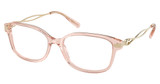 COACH Eyeglasses HC6172 TRANSPARENT DUSTY ROSE/5668