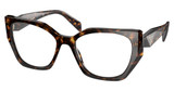 Prada Eyeglasses PR 18WV TORTOISE/2AU1O1