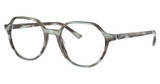 Ray-Ban Rx Eyeglasses RX5395 THALIA STRIPED GREEN/8356