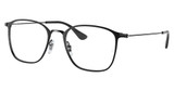 Ray-Ban Rx Eyeglasses RX6466 MATTE BLACK ON BLACK/2904