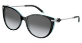 Tiffany Eyeglasses TF4178 BLACK ON TIFFANY BLUE/8055T3