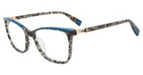 Furla Eyeglasses VFU498 Tortoise Blue 09SX