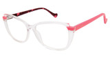 BETSEY JOHNSON Eyeglasses WHO DAT CLEAR/CLR