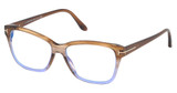 Tom Ford Eyeglasses FT5597-F-B light brown/other/047