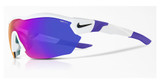 Nike Eyeglasses NIKE SHOW X3 ELITE TEAM DJ2605 (107) WHITE/COURT PURPLE/FIELD TINT/107