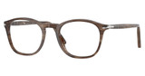 Persol® Eyeglasses PO3007V STRIPED BROWN/1208
