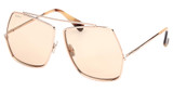 MaxMara Eyeglasses MM0006 shiny rose gold / brown/28E