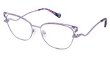BETSEY JOHNSON Eyeglasses ALL NIGHTER Purple/PUR